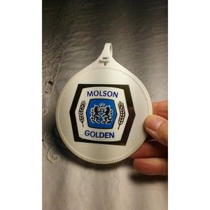 Vintage Molson Golden Ale Advertising Golf Bag/Luggage Tag